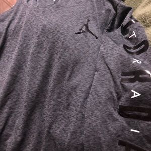 Jordan hooded jacket (medium) dark grey